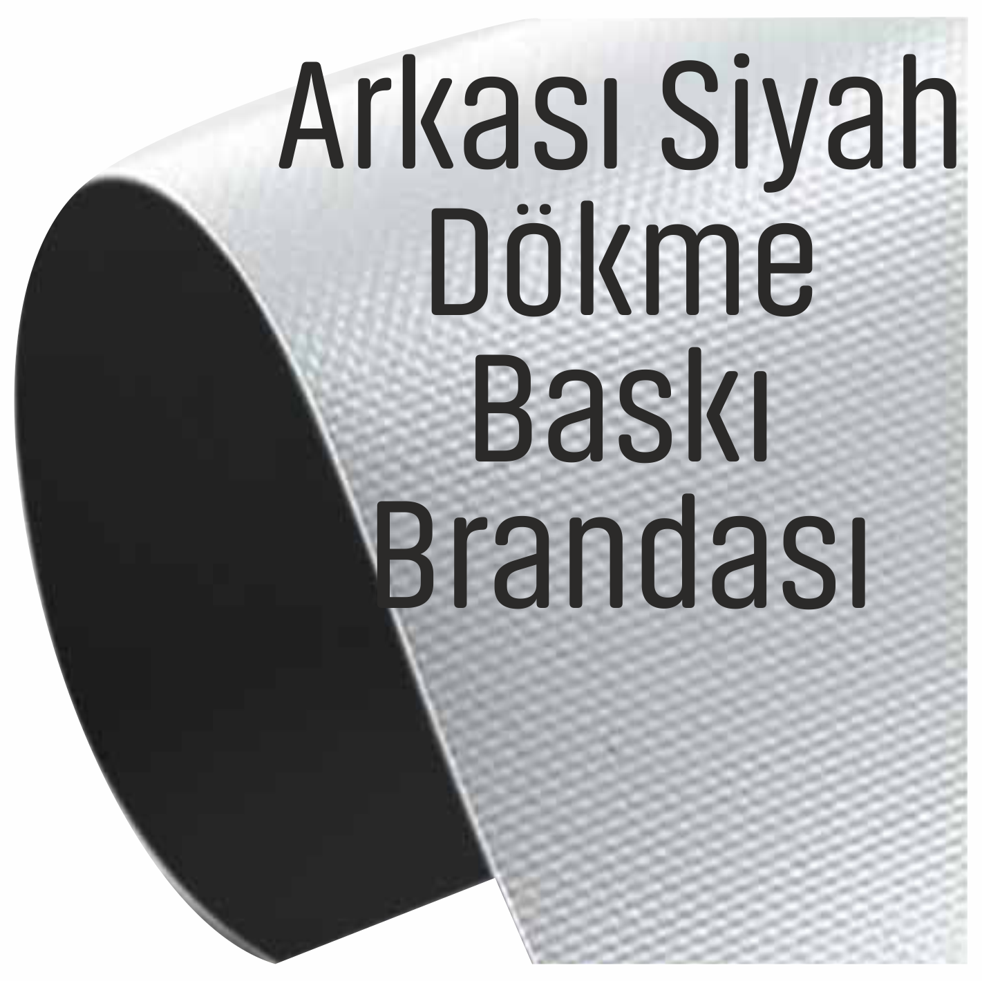 BASKI YAPILABİLİR ARKASI SİYAH DÖKME BRANDA 400gr